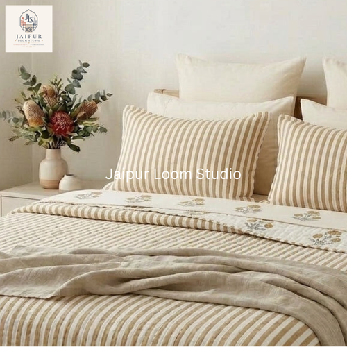 Desert Luxe - Jaipur Hand Block Print 100% Cotton Reversible Quilt Cover Set