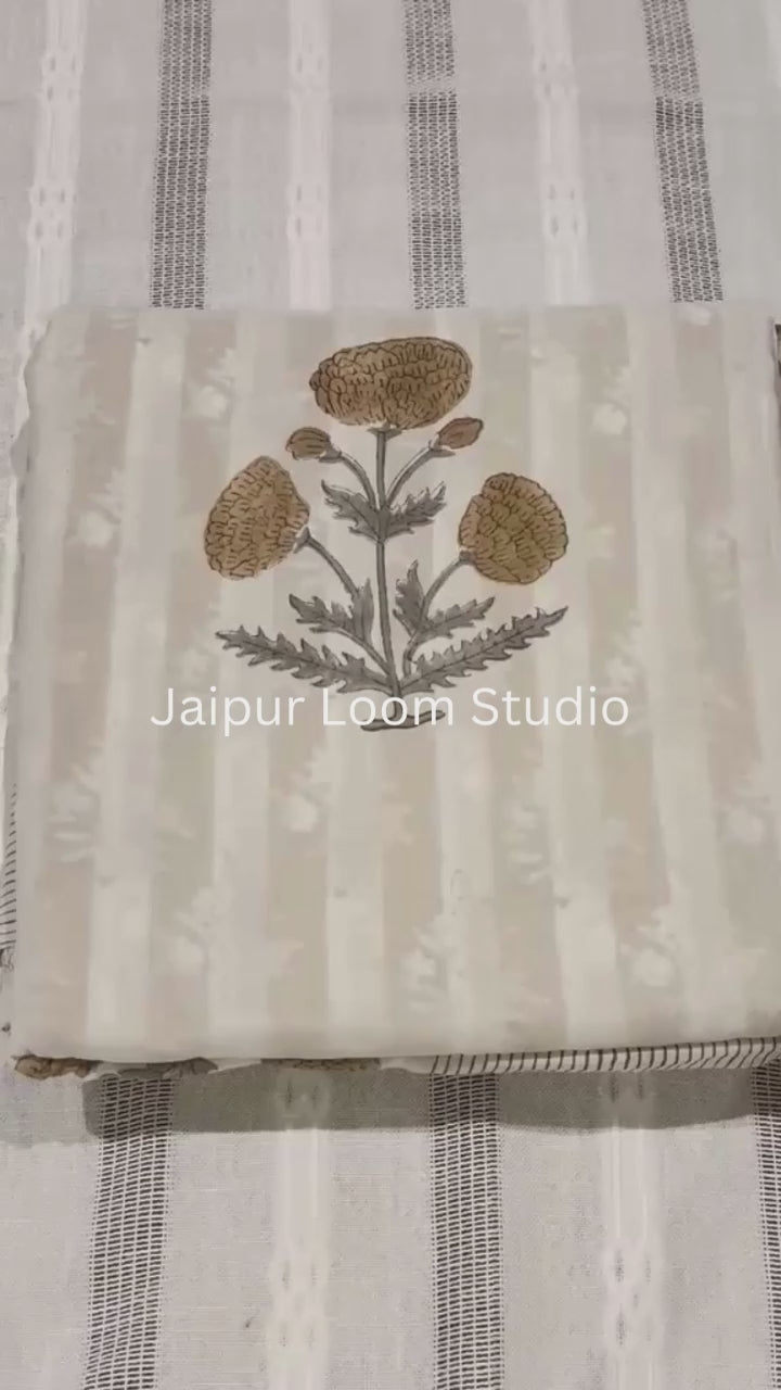 Desert Luxe - Jaipur Hand Block Print 100% Cotton Reversible Quilt Cover Set