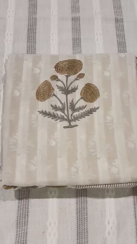 Desert Luxe - Jaipur Hand Block Print 100% Cotton Reversible Quilt Cover Set